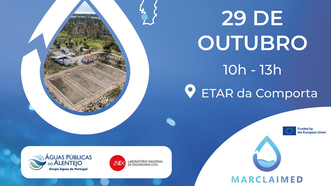 Open Day do projeto MARCLAIMED na ETAR da Comporta